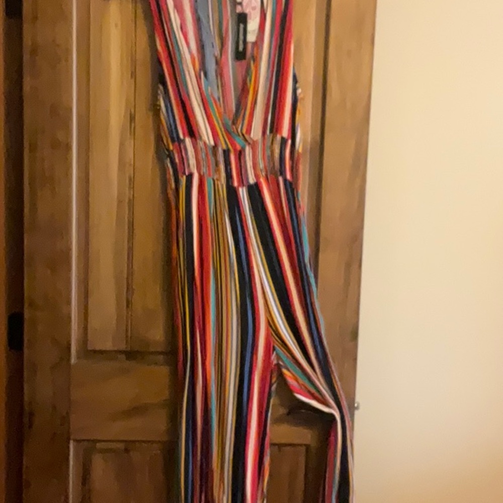 Annabelle Multicolor Striped Jumpsuit